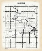 Ransom County Map 1, Ransom County 1955